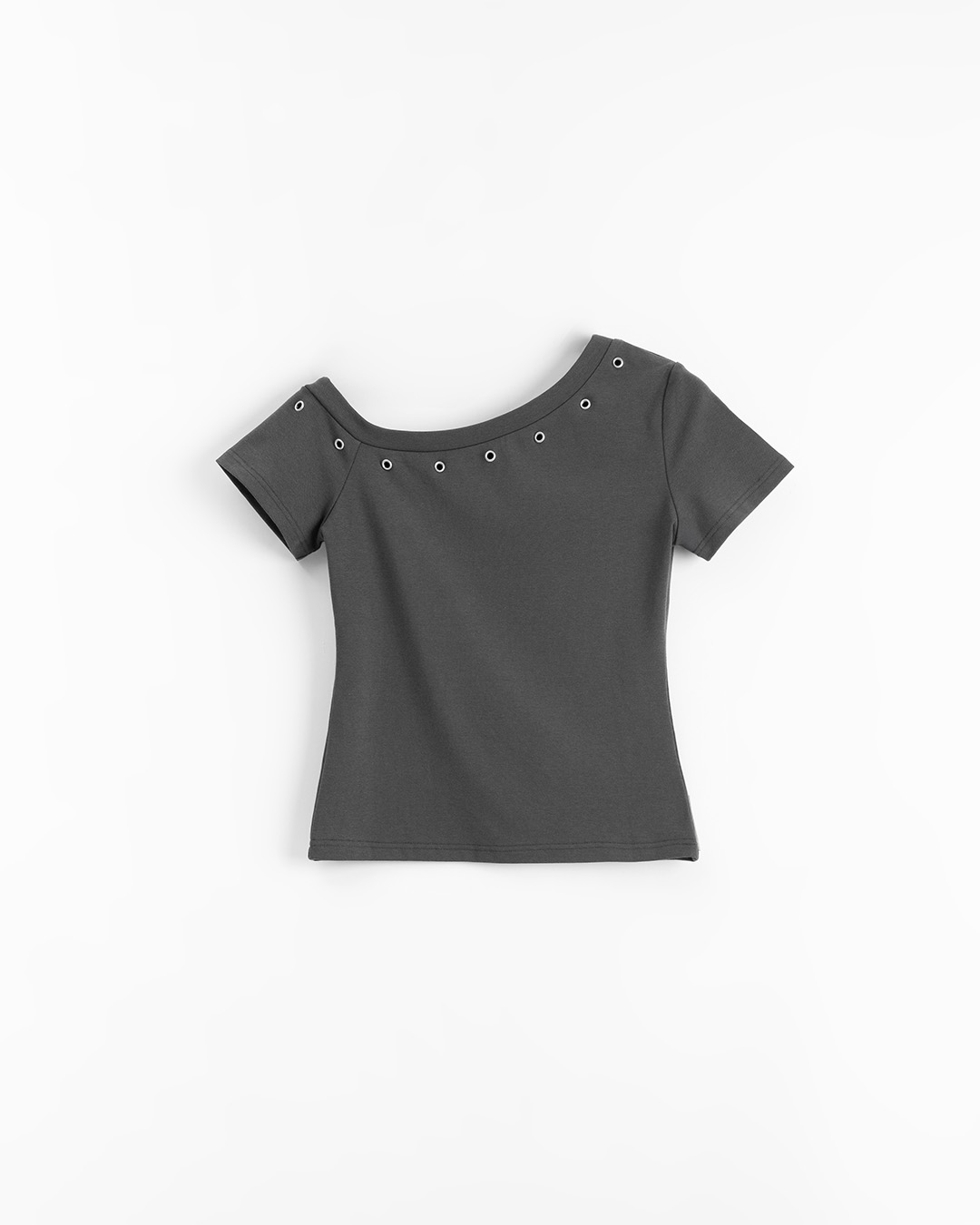 メタルボタンワンショルダートップス 3色展開