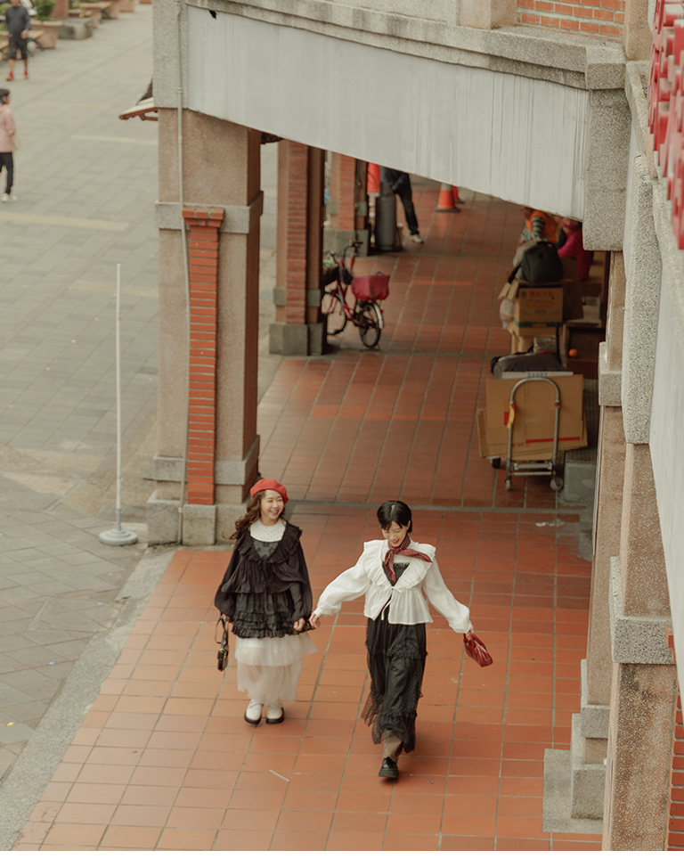 フリルカラーリボンシャツ風羽織 3色展開