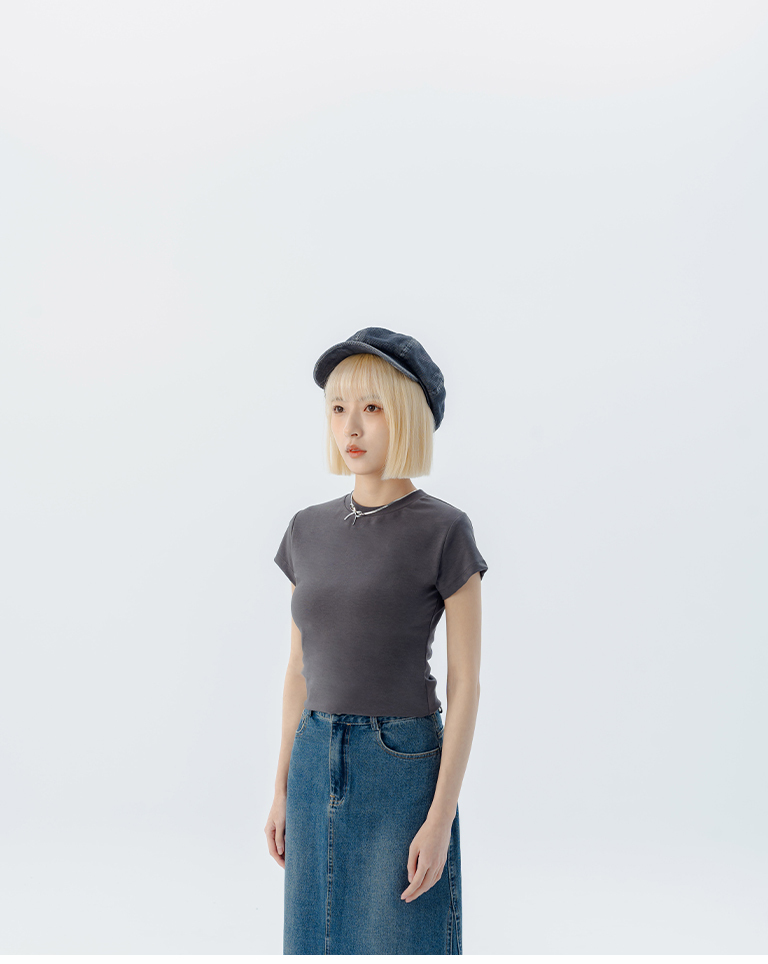 ストレッチフィットトップス 4色展開