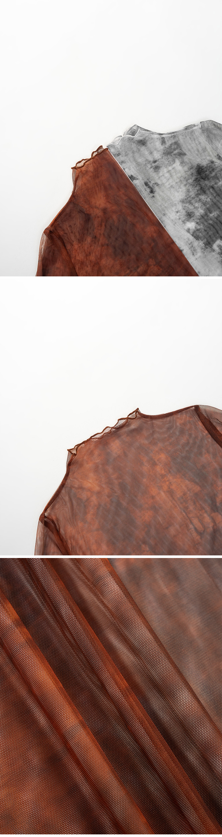 グラデーションシアートップス 2色展開