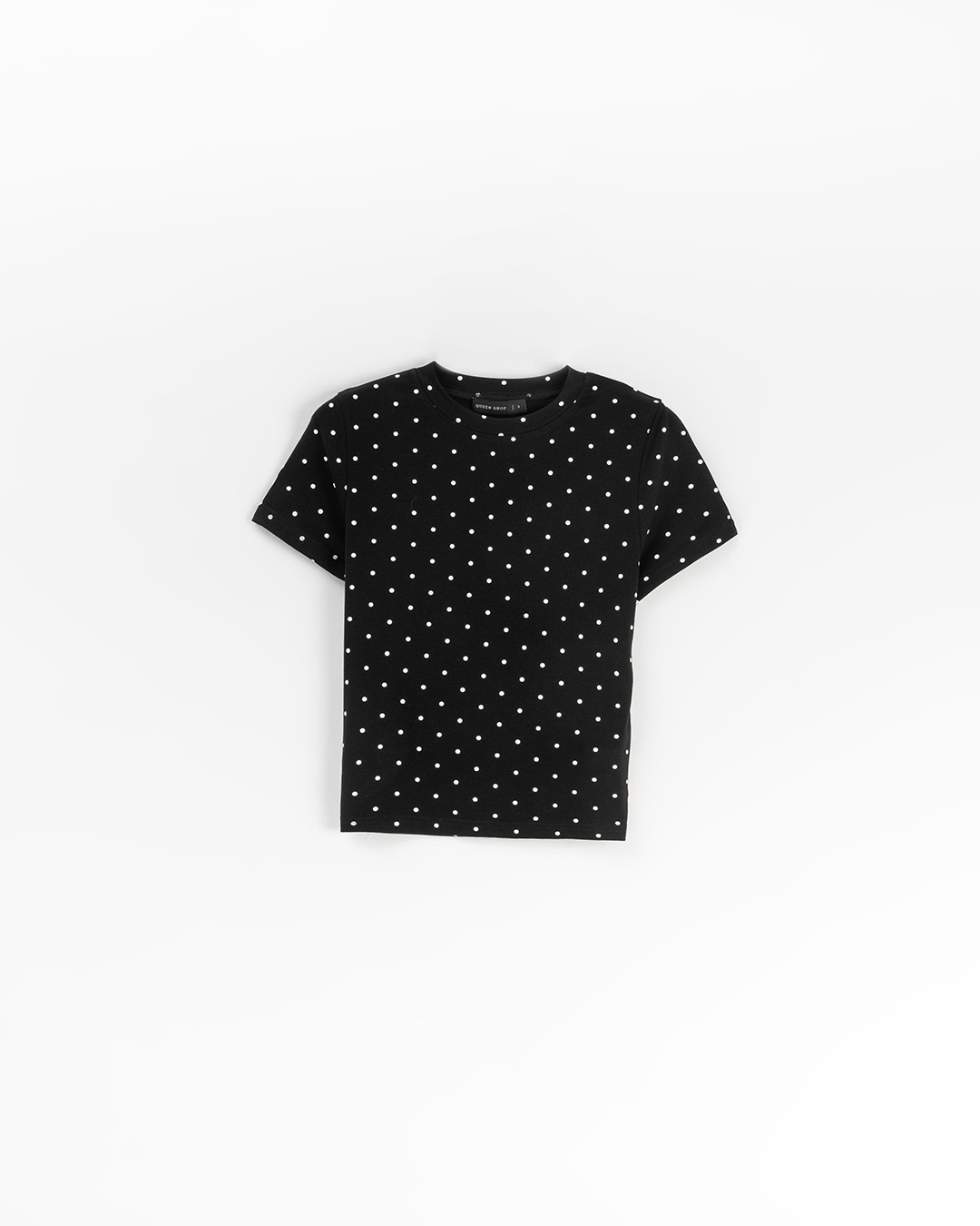 春1尚未收到---ドット柄クルーネックトップス 3色展開