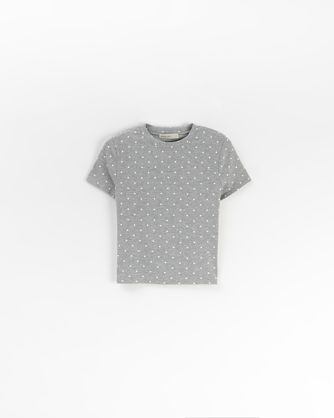 春1尚未收到---ドット柄クルーネックトップス 3色展開