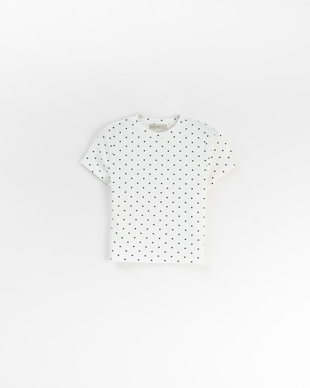 春1尚未收到---ドット柄クルーネックトップス 3色展開