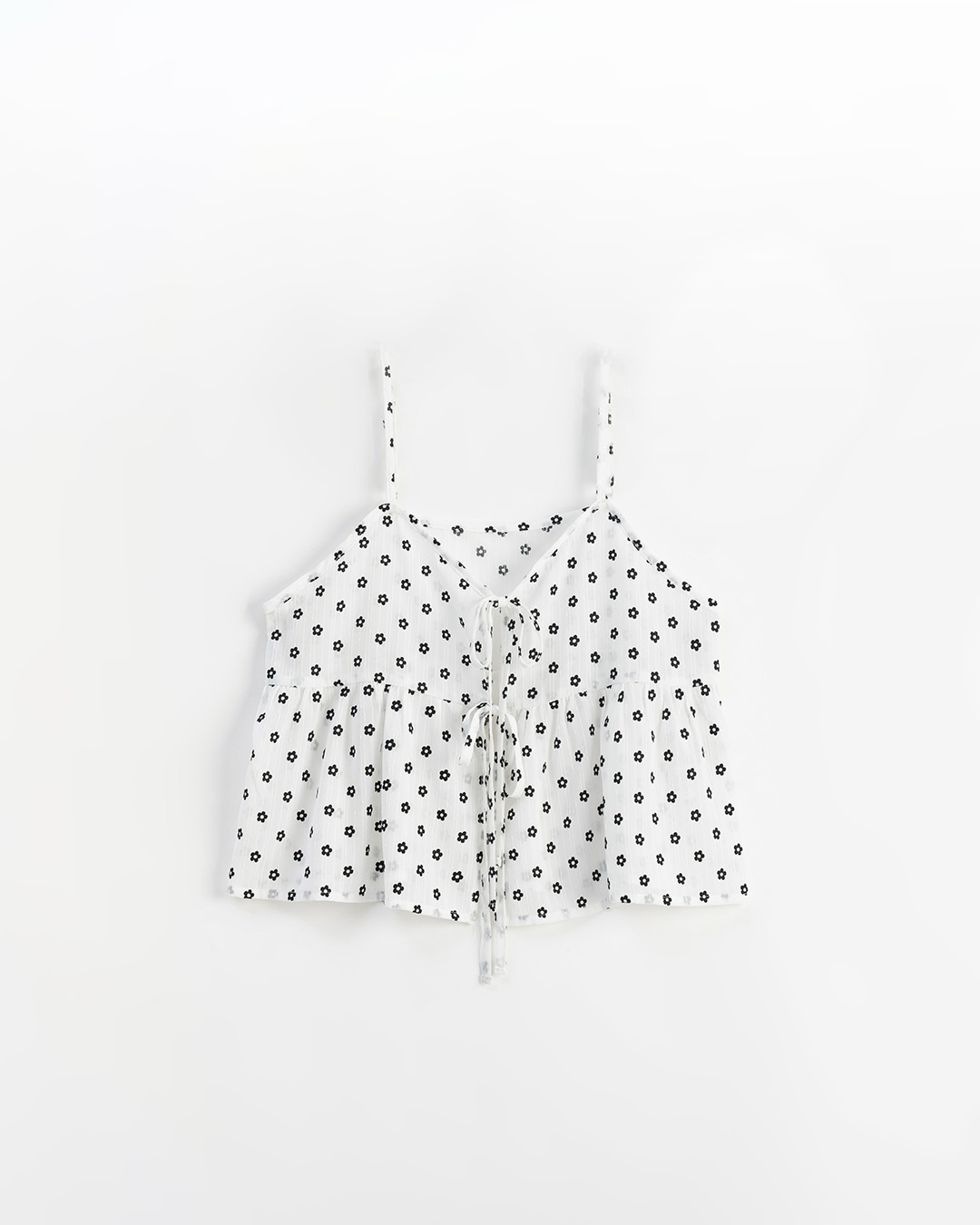 フラワー刺繍キャミベスト 2色展開