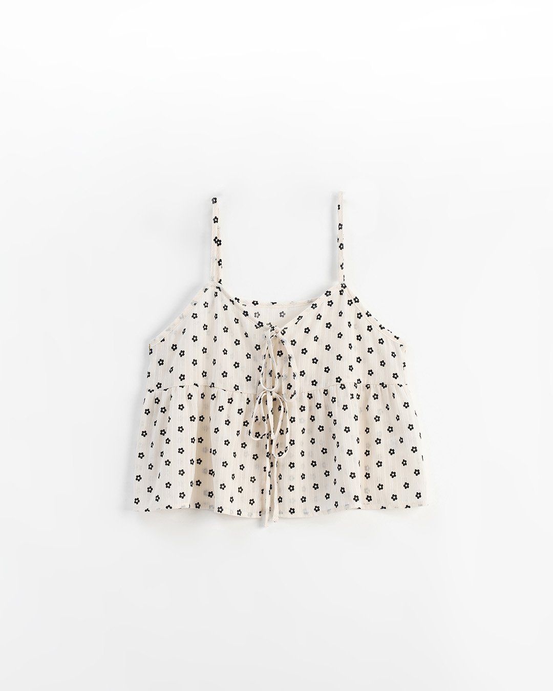 フラワー刺繍キャミベスト 2色展開