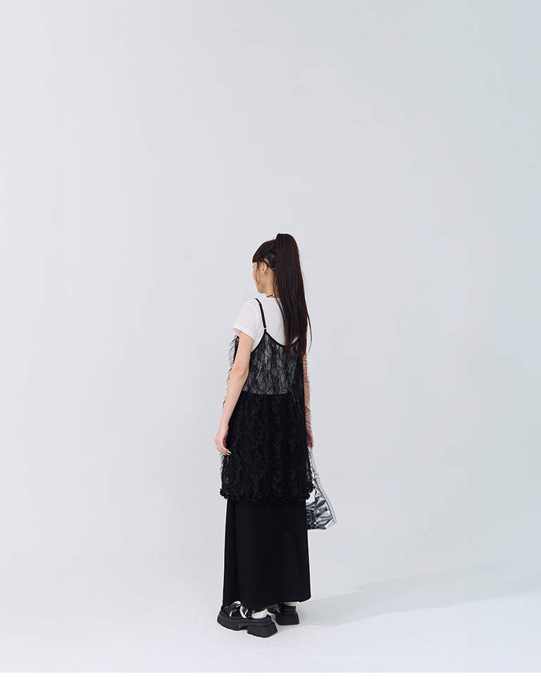 レースシアーキャミベスト 2色展開