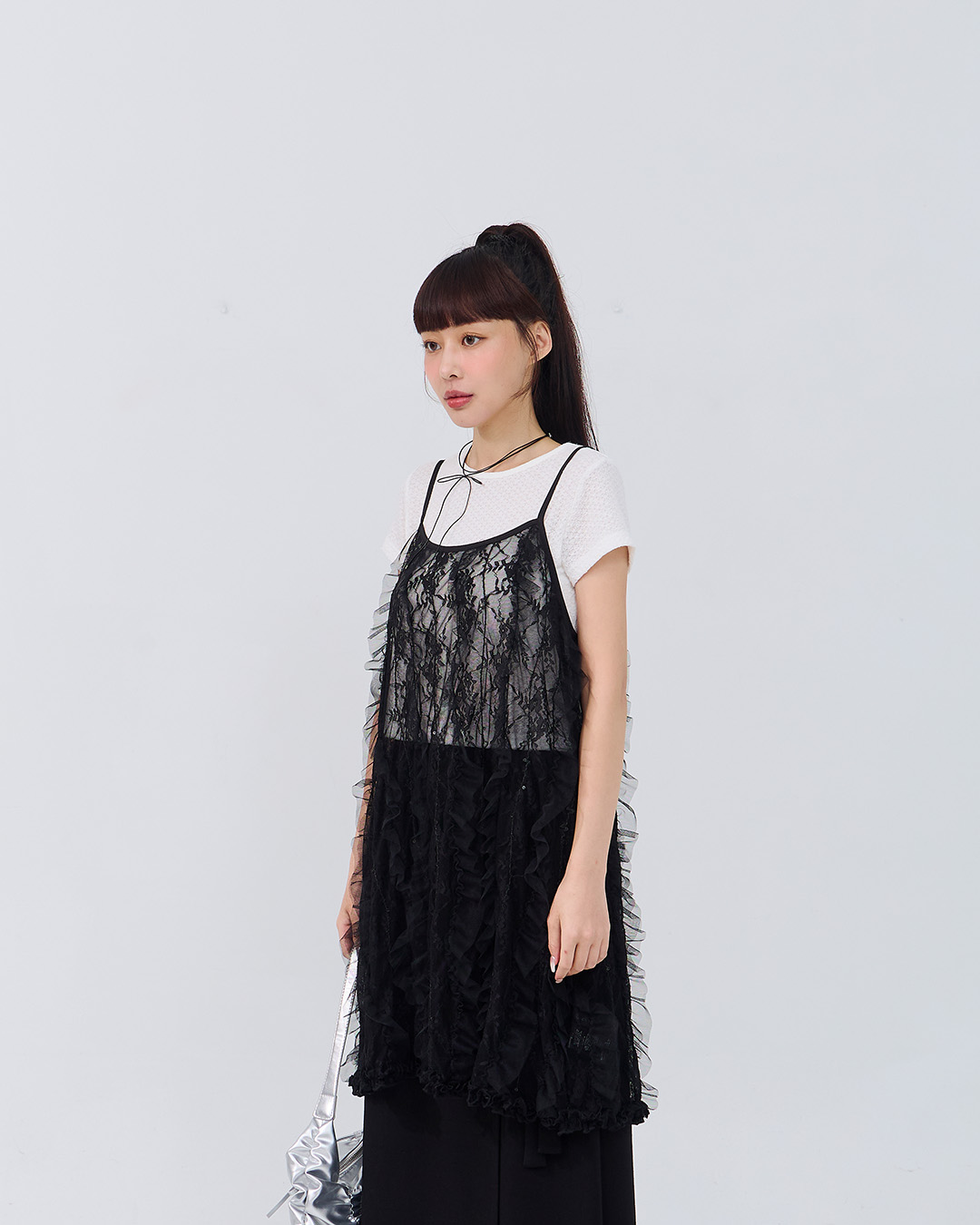 レースシアーキャミベスト 2色展開