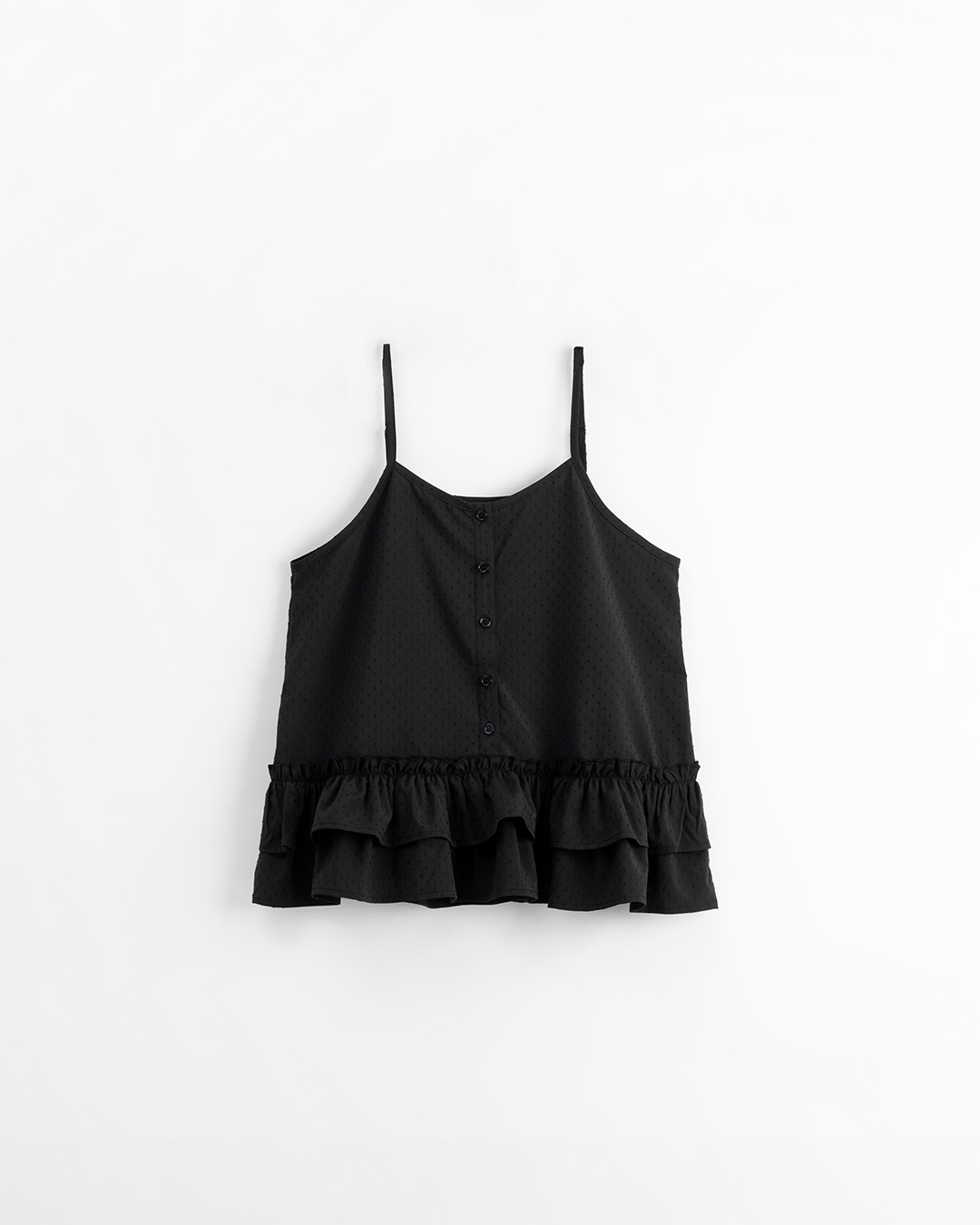 立体ドットフリルキャミベスト 3色展開