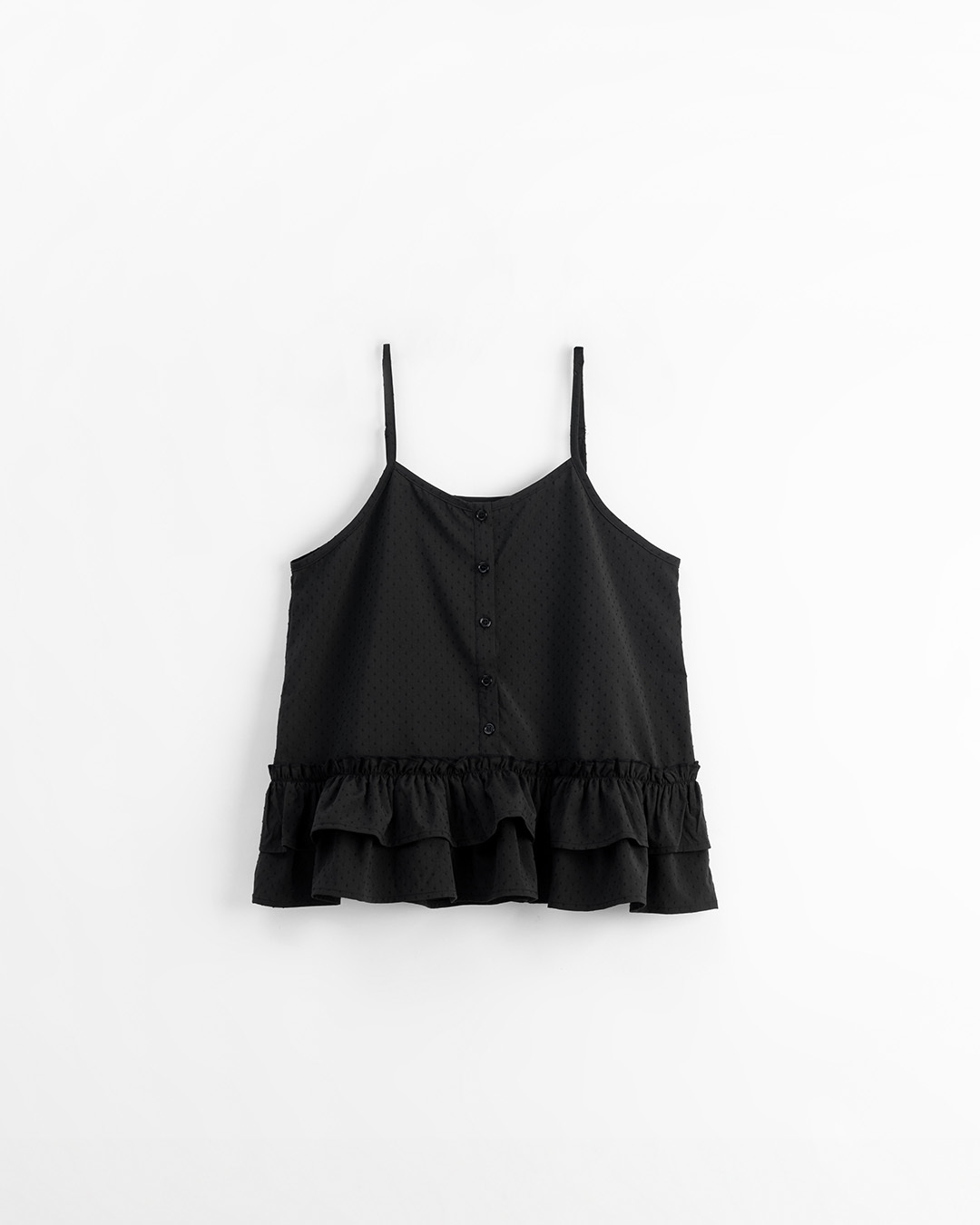 立体ドットフリルキャミベスト 3色展開