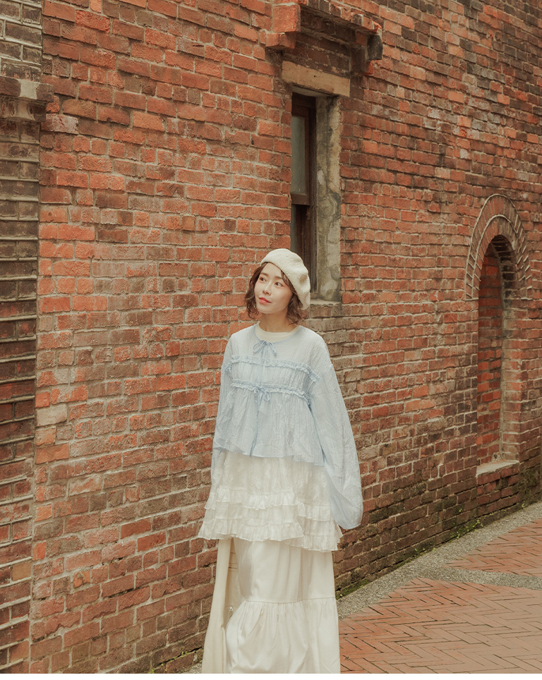 尚未收到---シアーチェックカーディガン 2色展開