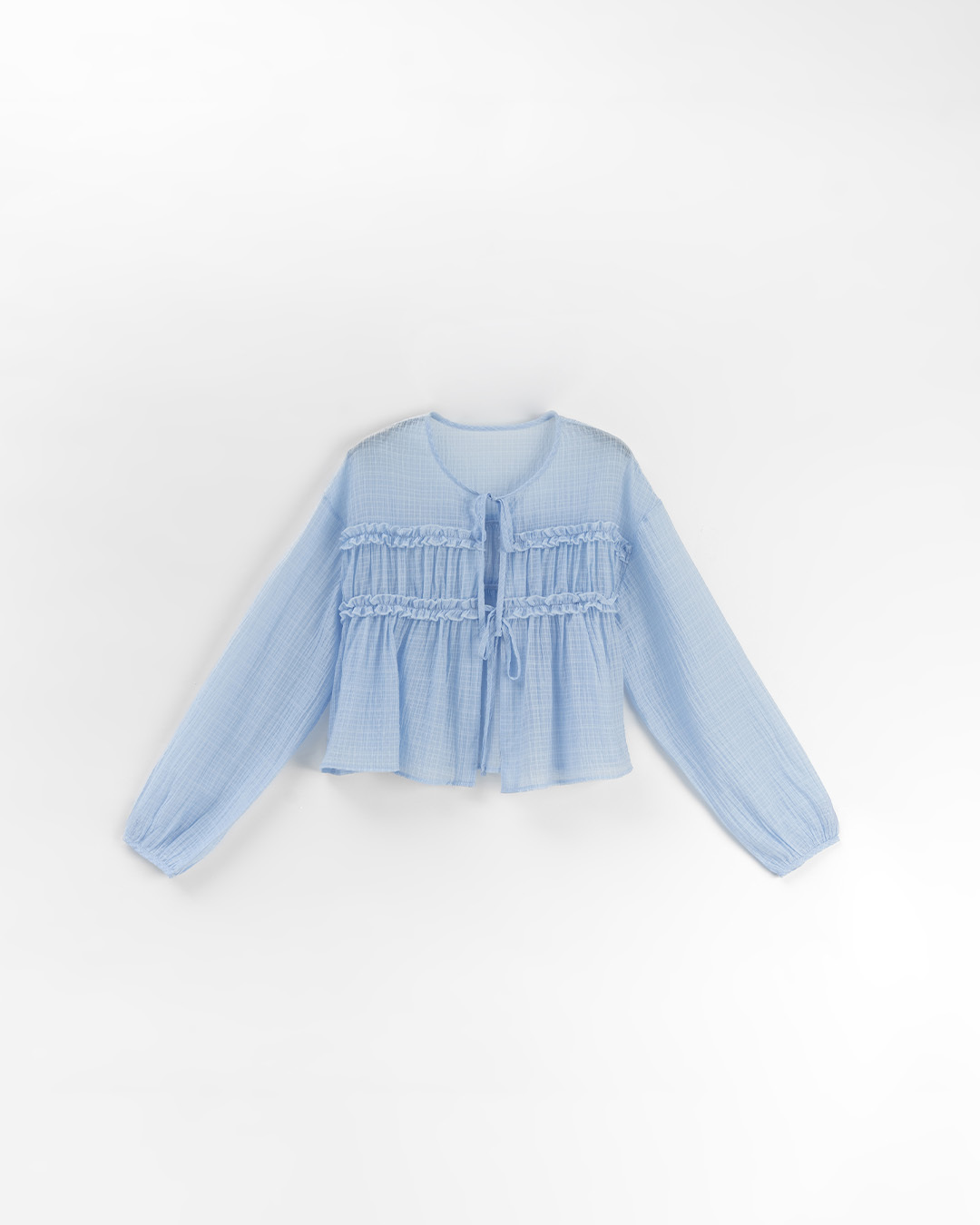 尚未收到---シアーチェックカーディガン 2色展開