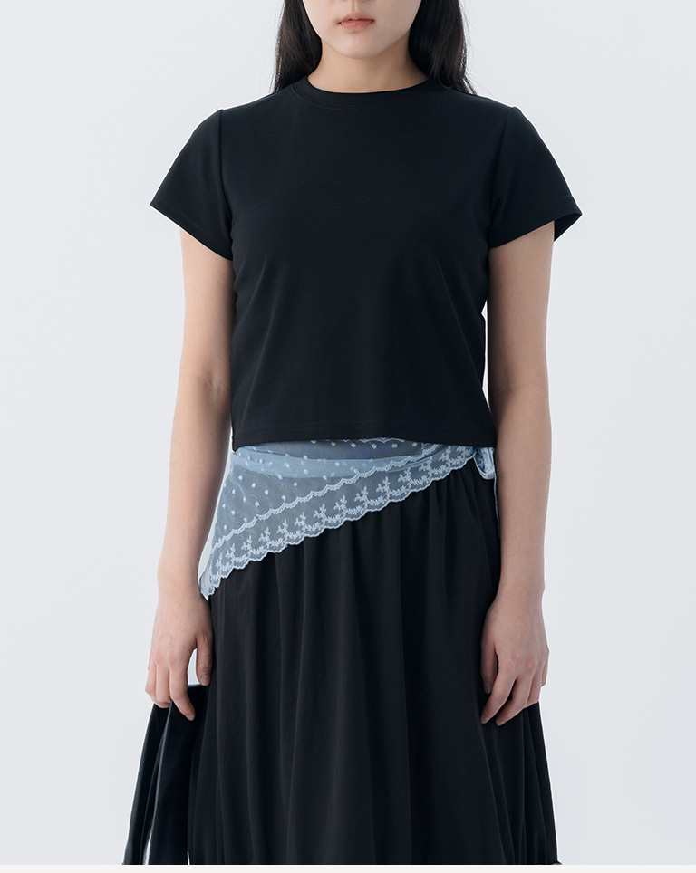 クールタッチ ショートフィットトップス 4色展開