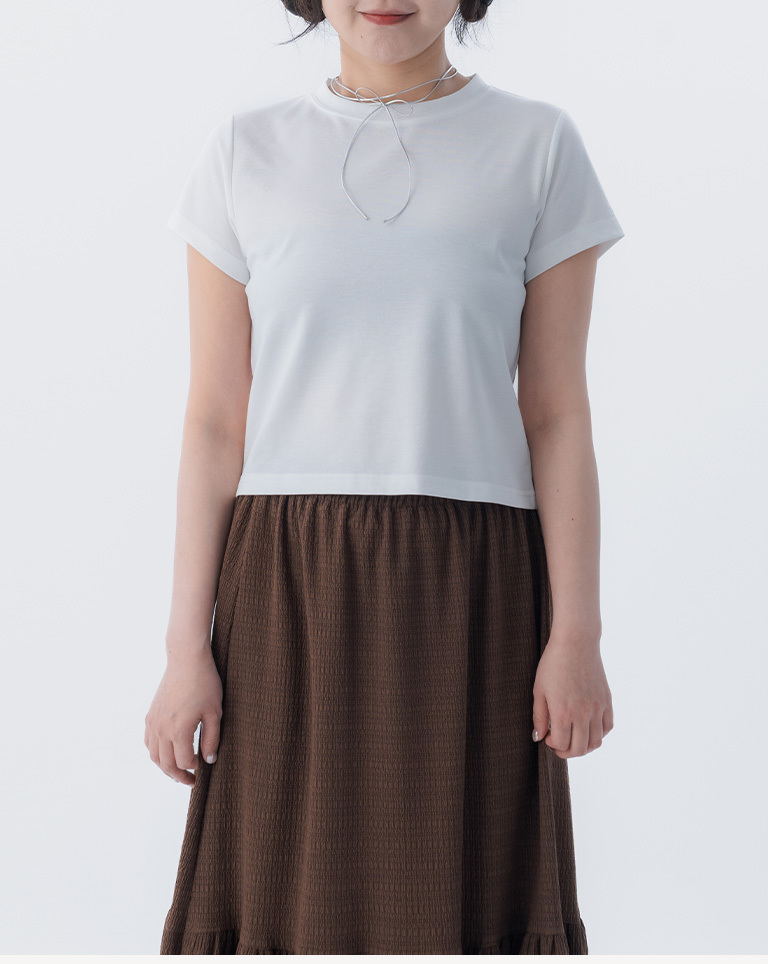 クールタッチ ショートフィットトップス 4色展開