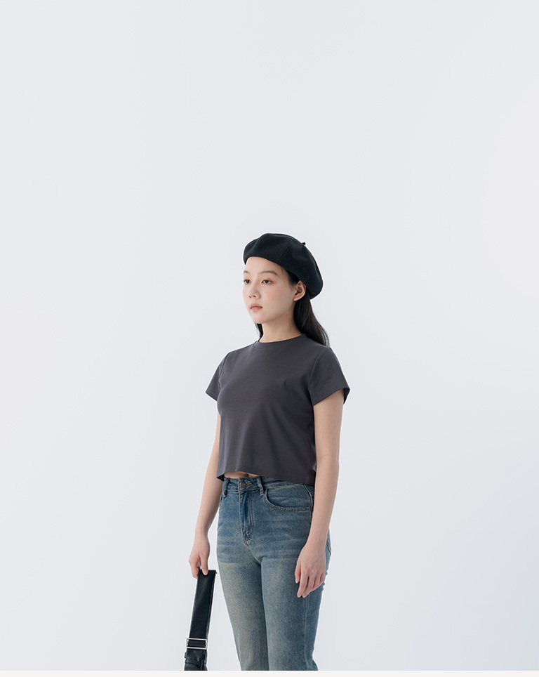 クールタッチ ショートフィットトップス 4色展開