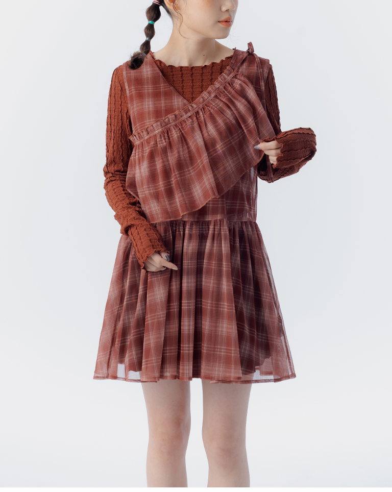 チェックシアーベストセット 3色展開