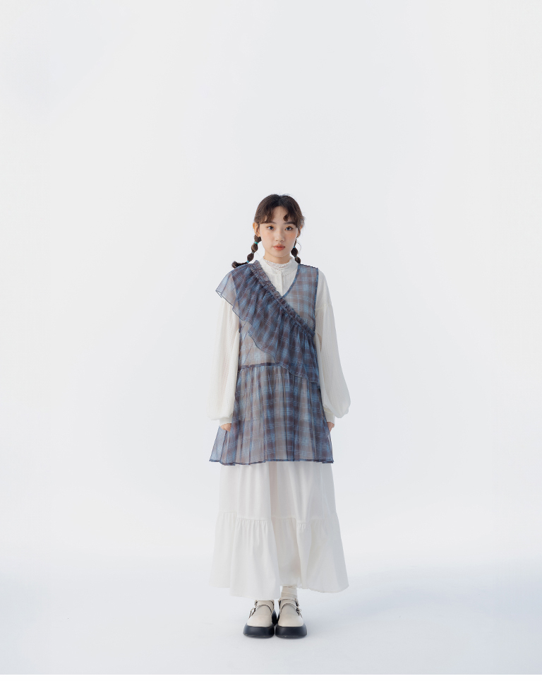 チェックシアーベストセット 3色展開