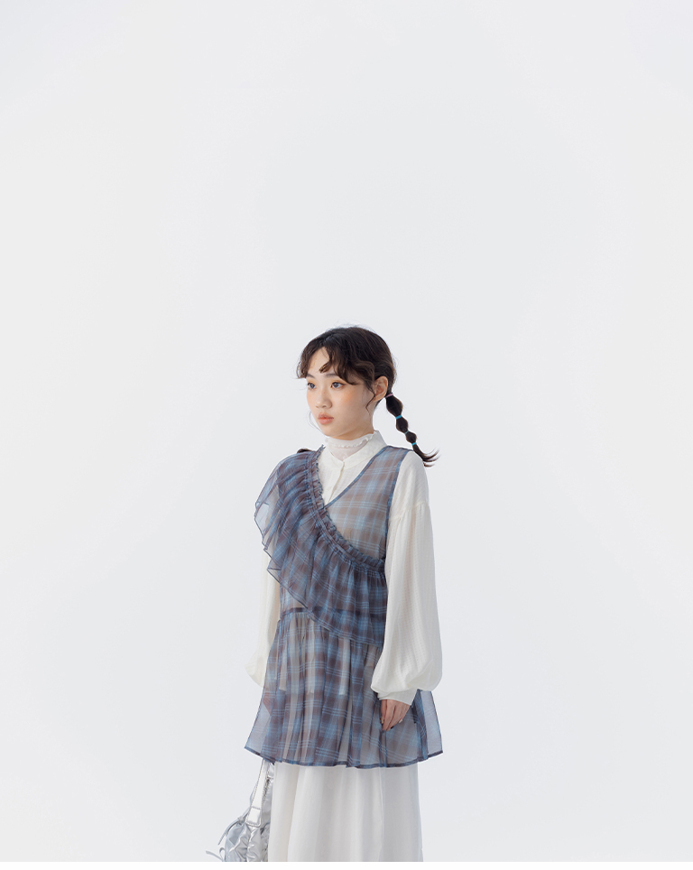 チェックシアーベストセット 3色展開