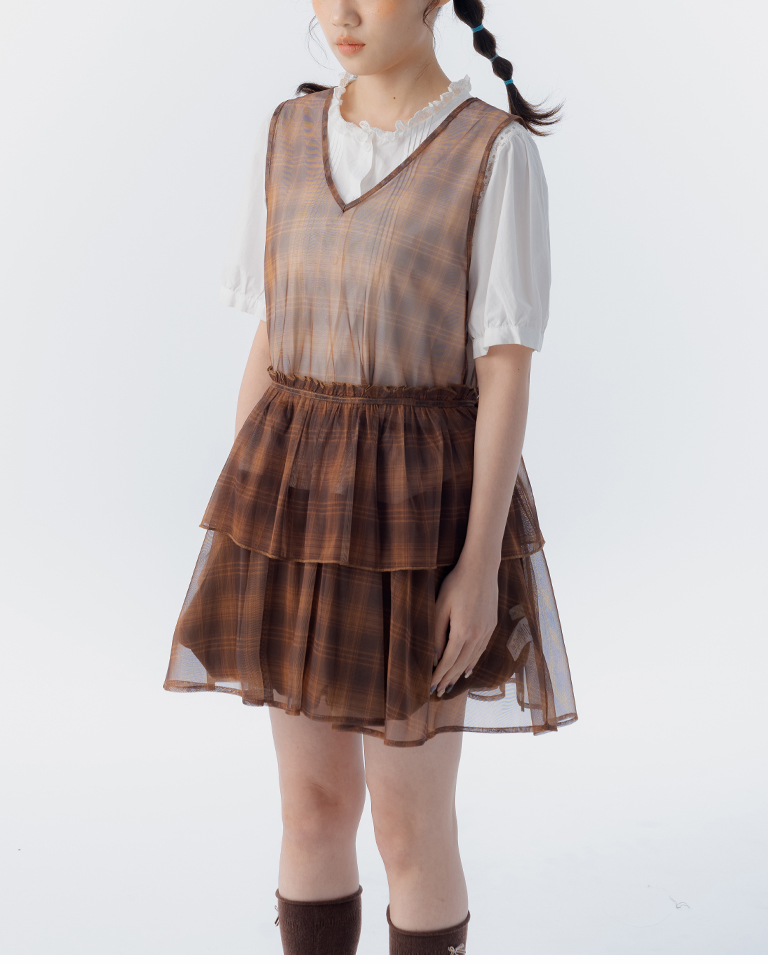 チェックシアーベストセット 3色展開