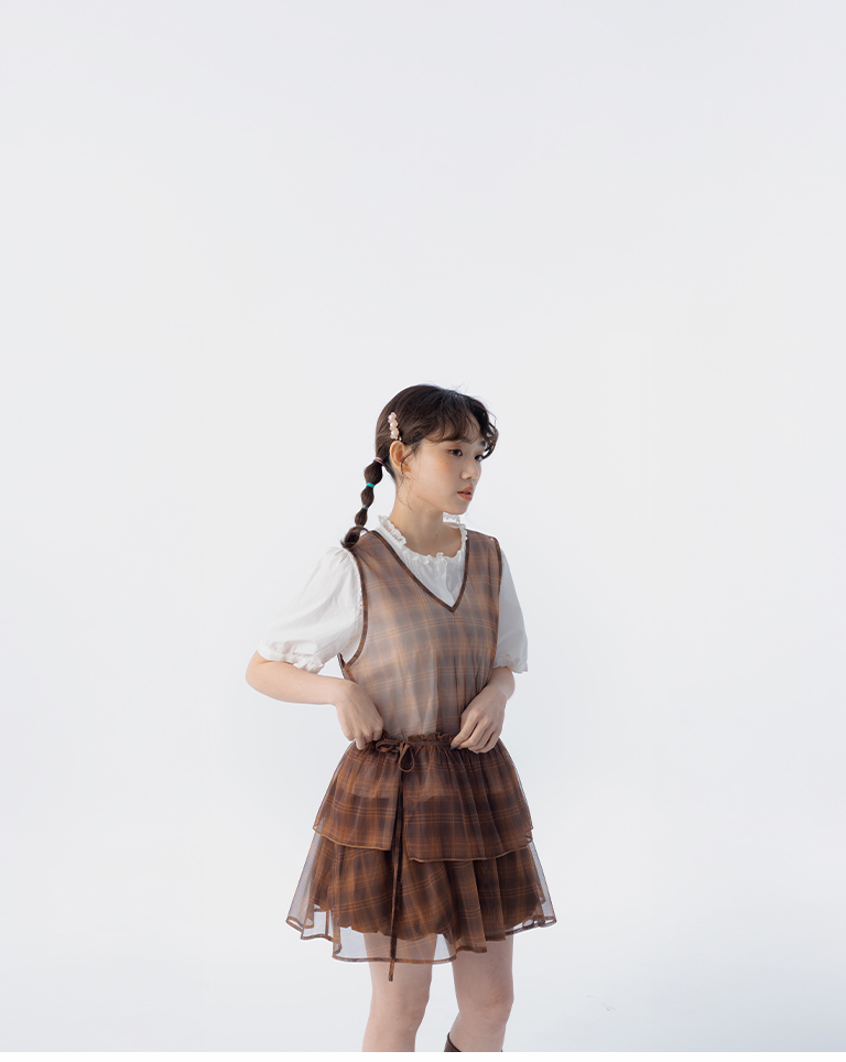 チェックシアーベストセット 3色展開