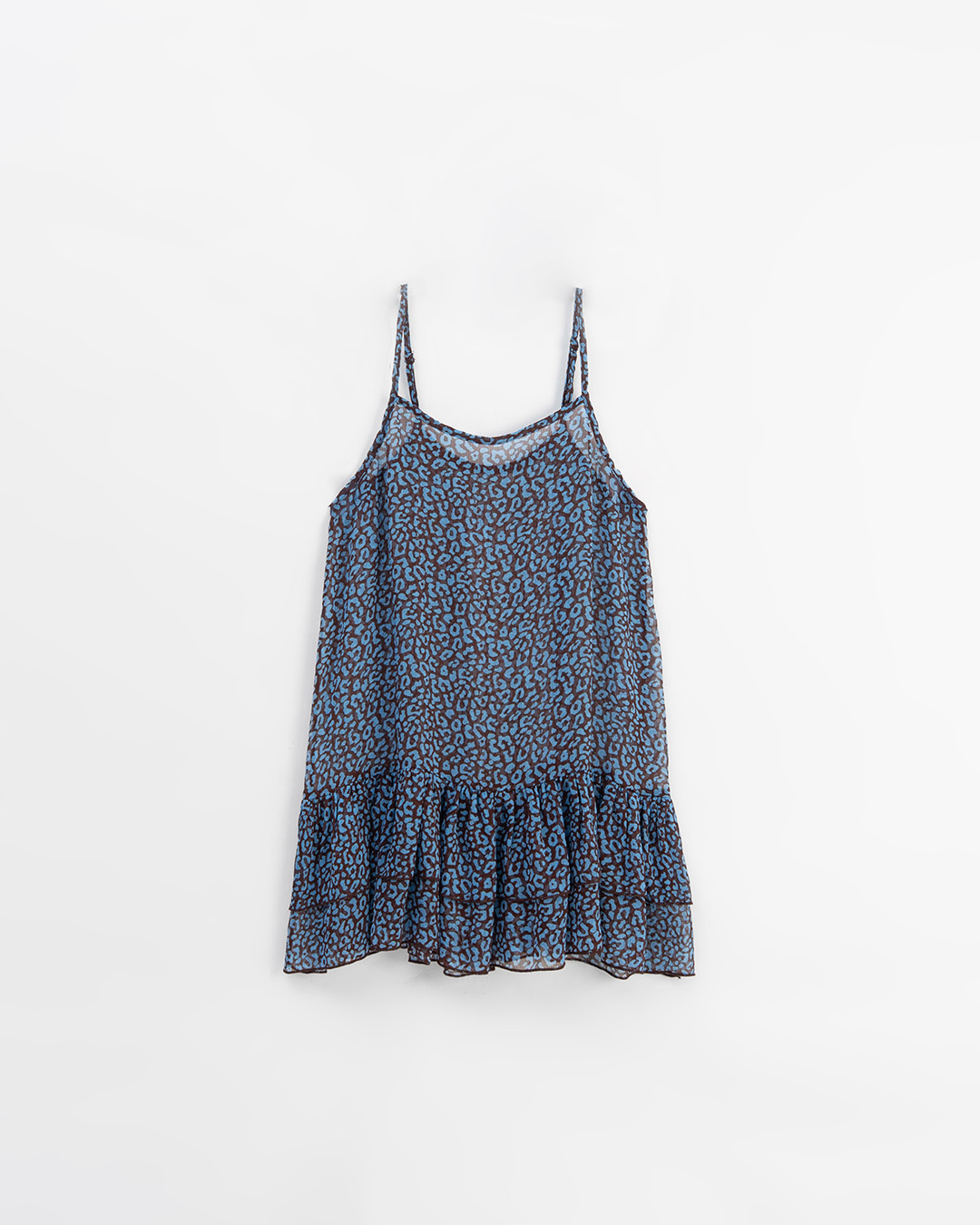 ヒョウ柄シアーベスト 2色展開