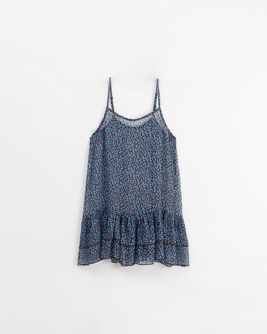 ヒョウ柄シアーベスト 2色展開