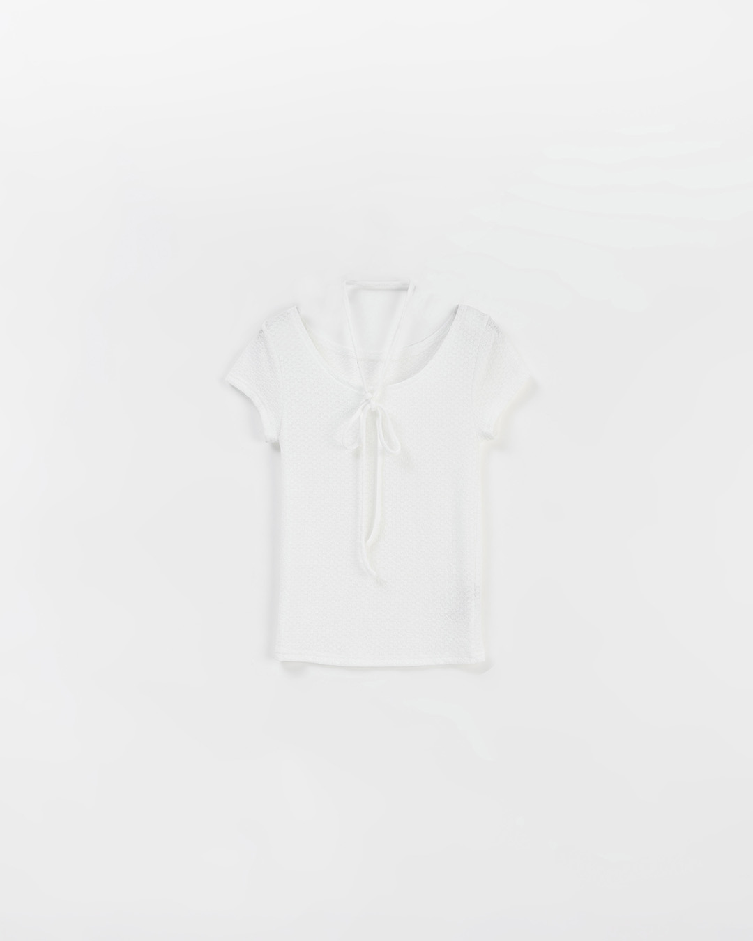 ジャカードウエストリボントップス 3色展開