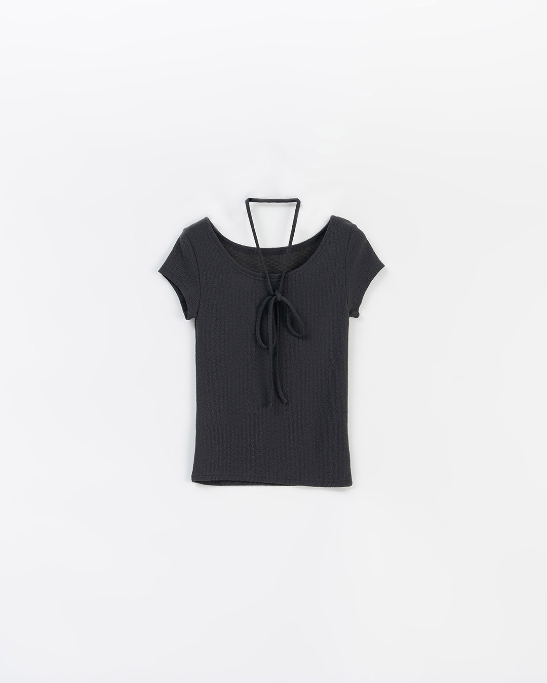 ジャカードウエストリボントップス 3色展開