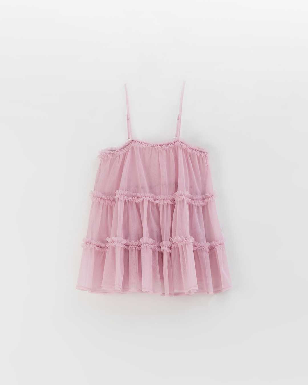 チュールフリルケーキキャミソール 4色展開