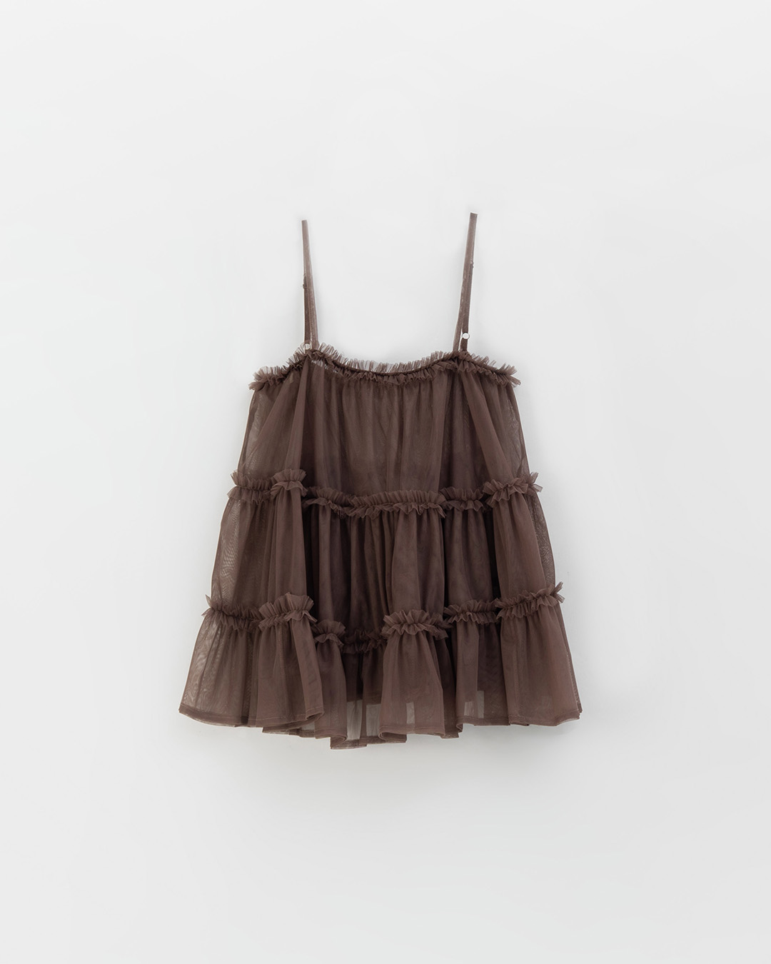 チュールフリルケーキキャミソール 4色展開