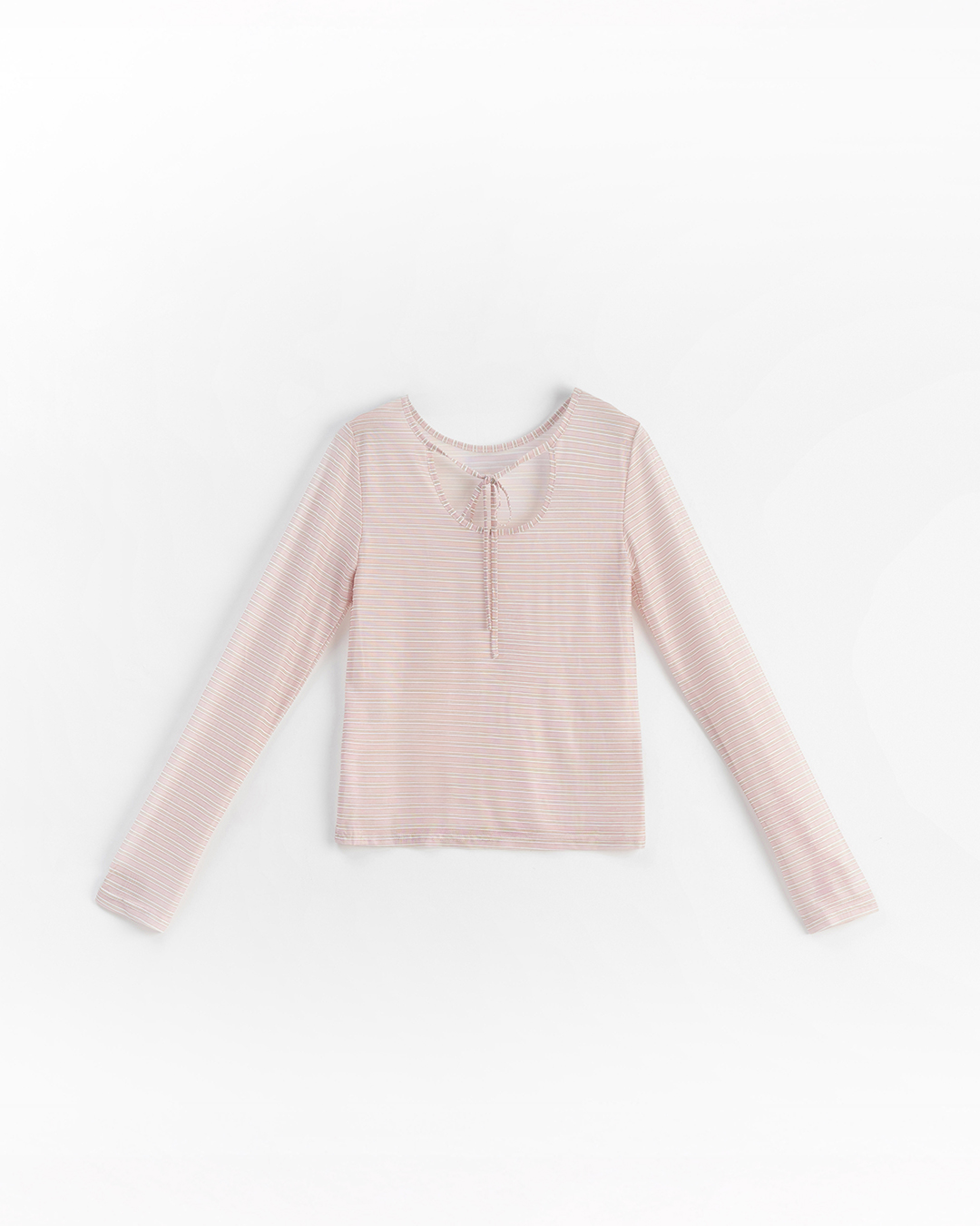 2WAYストライプシアートップス 2色展開