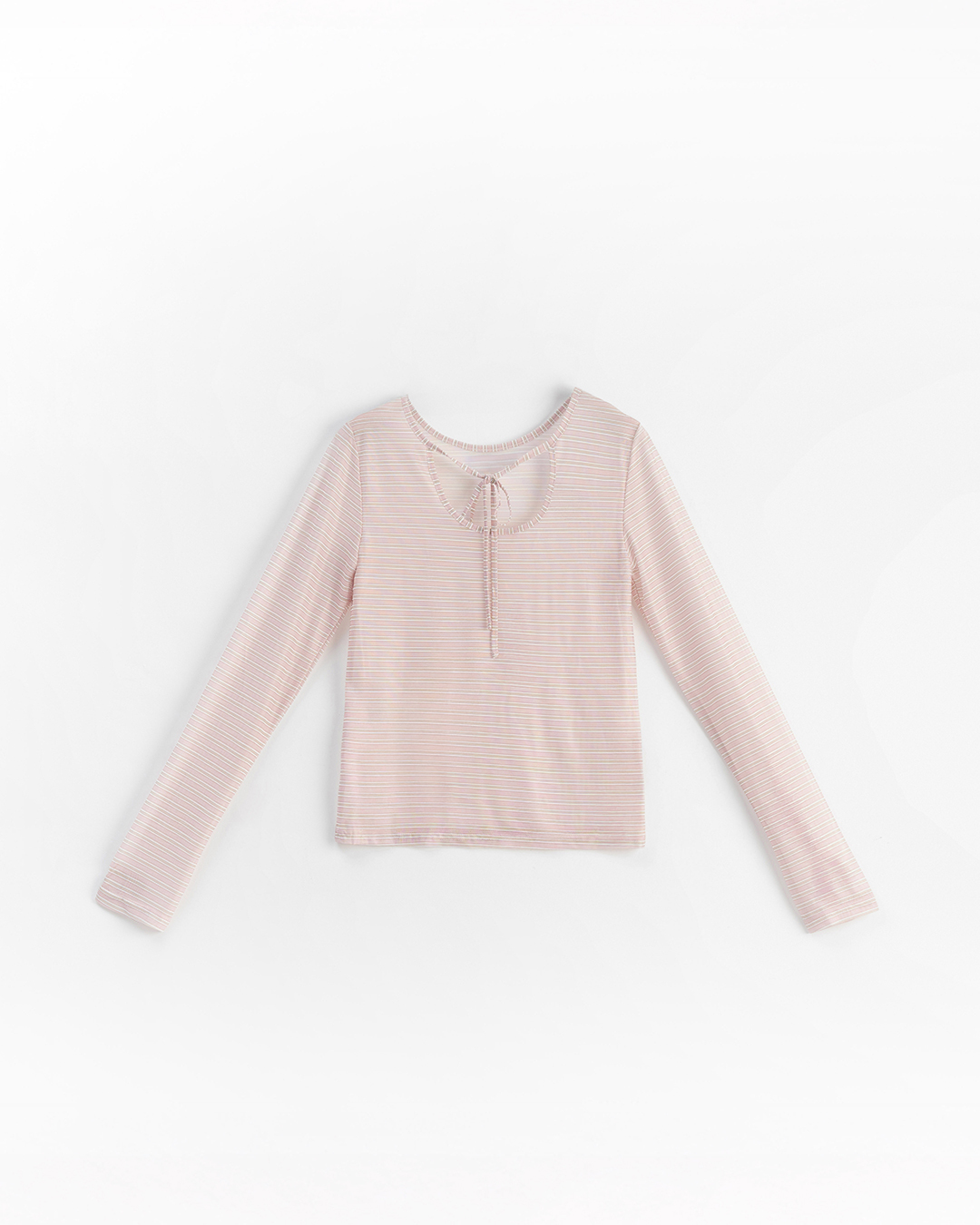 2WAYストライプシアートップス 2色展開