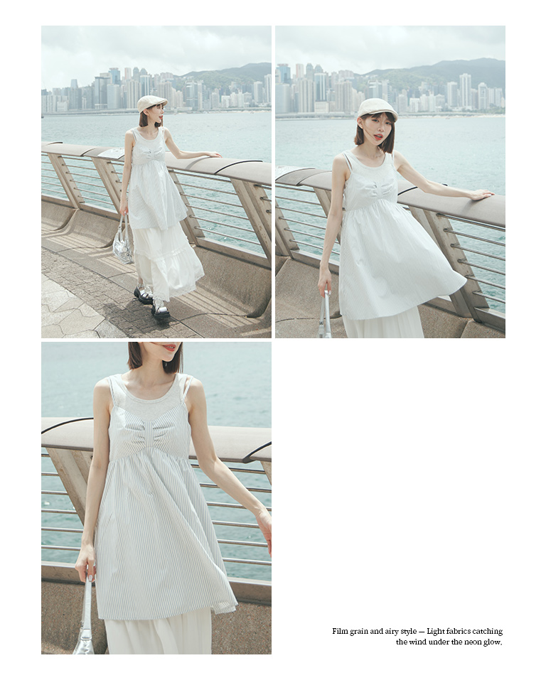 無地フィットクロップドベスト 8色展開