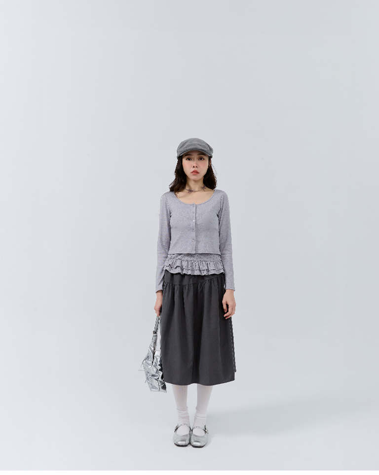 ドット2点セットトップス　2色展開