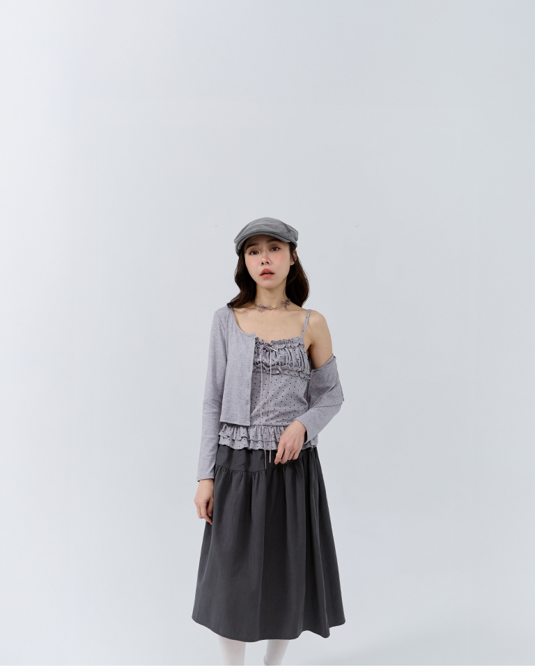 ドット2点セットトップス　2色展開