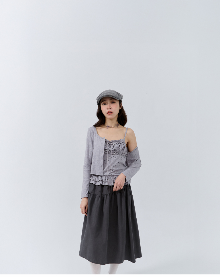 ドット2点セットトップス　2色展開