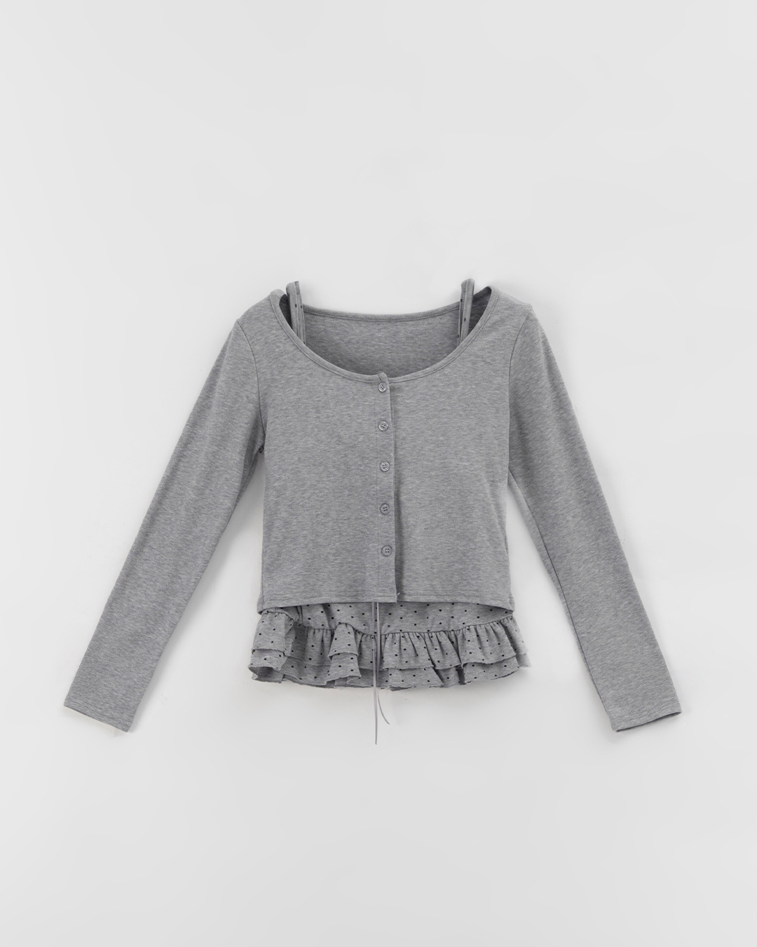 ドット2点セットトップス　2色展開