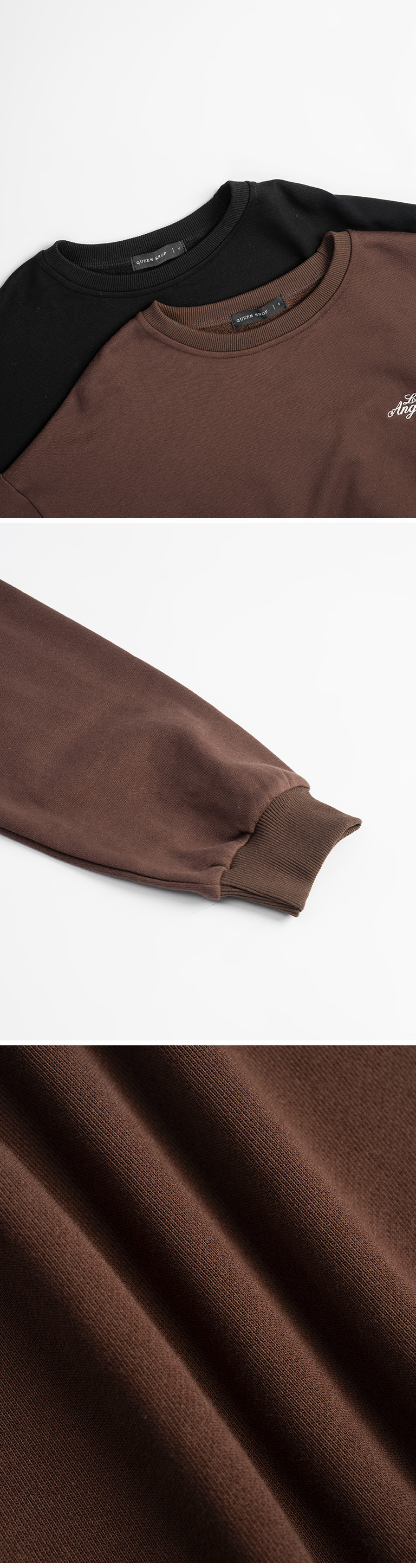 刺繍クロップドスウェット 2色展開