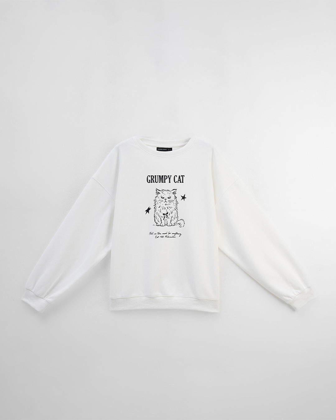 キャットプリントスウェット 2色展開