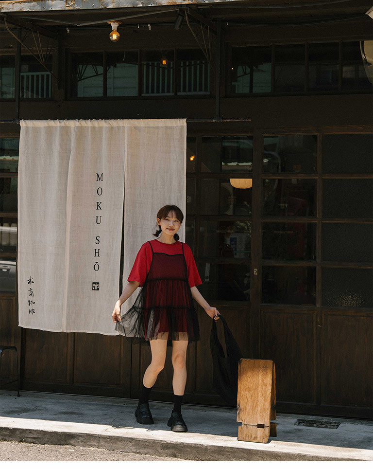 シアーティアードレイヤードトップス 3色展開