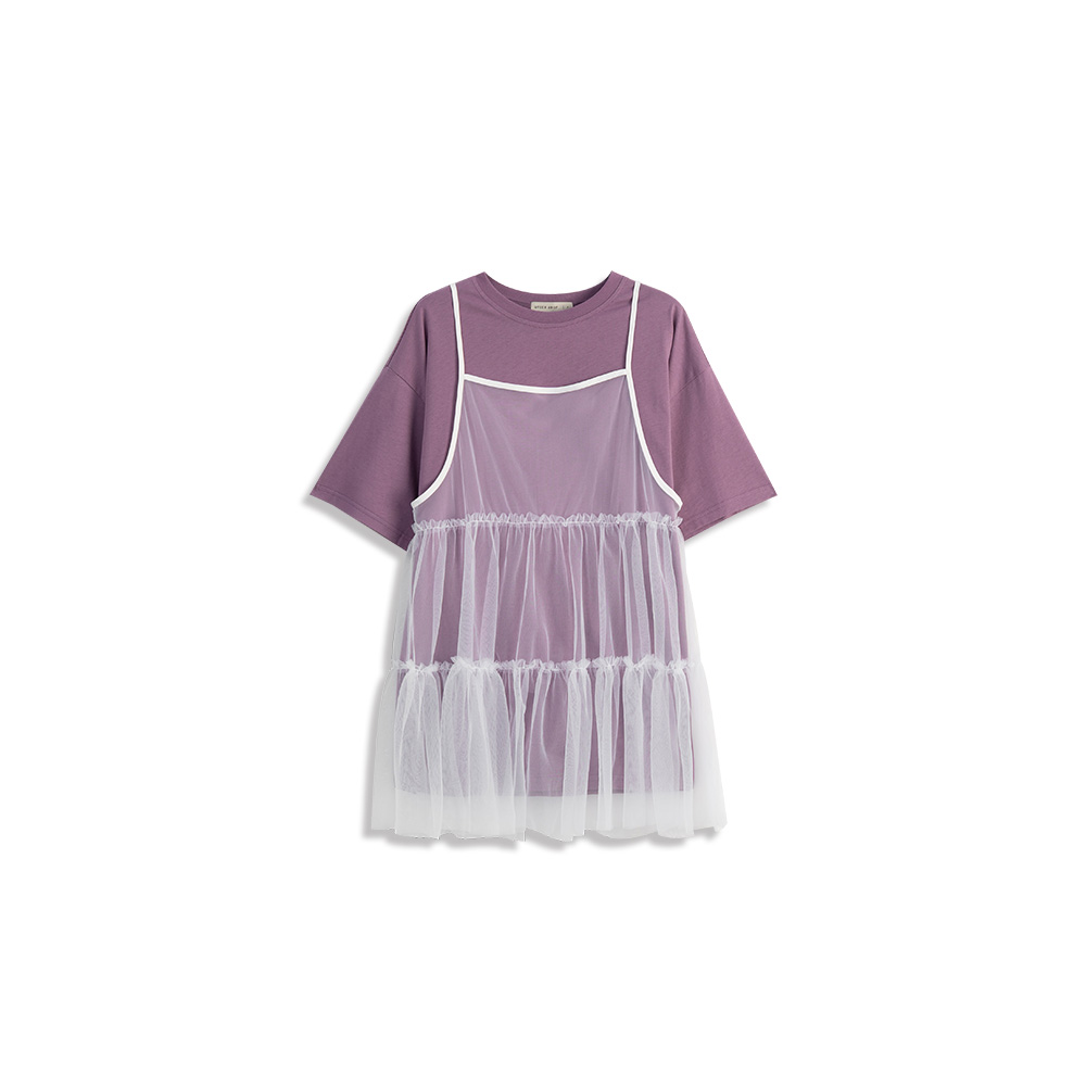 シアーティアードレイヤードトップス 3色展開