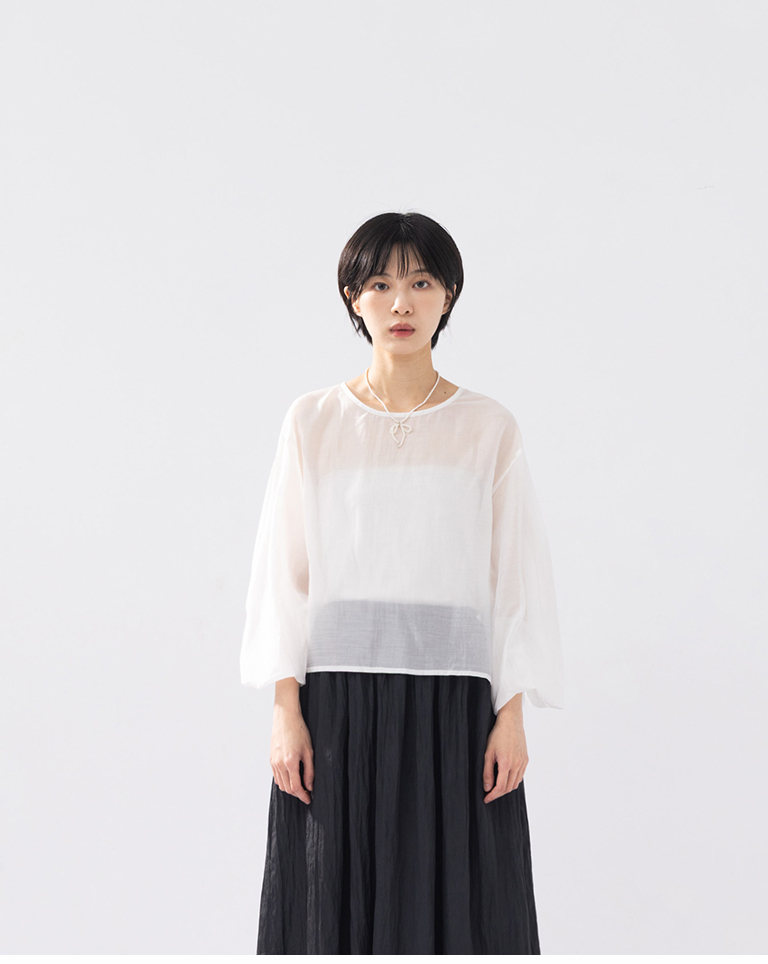 スリーブ2WAYトップス 2色展開