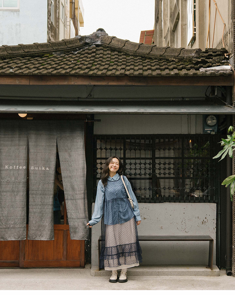 2WAYギャザービスチェシャツ 2色展開