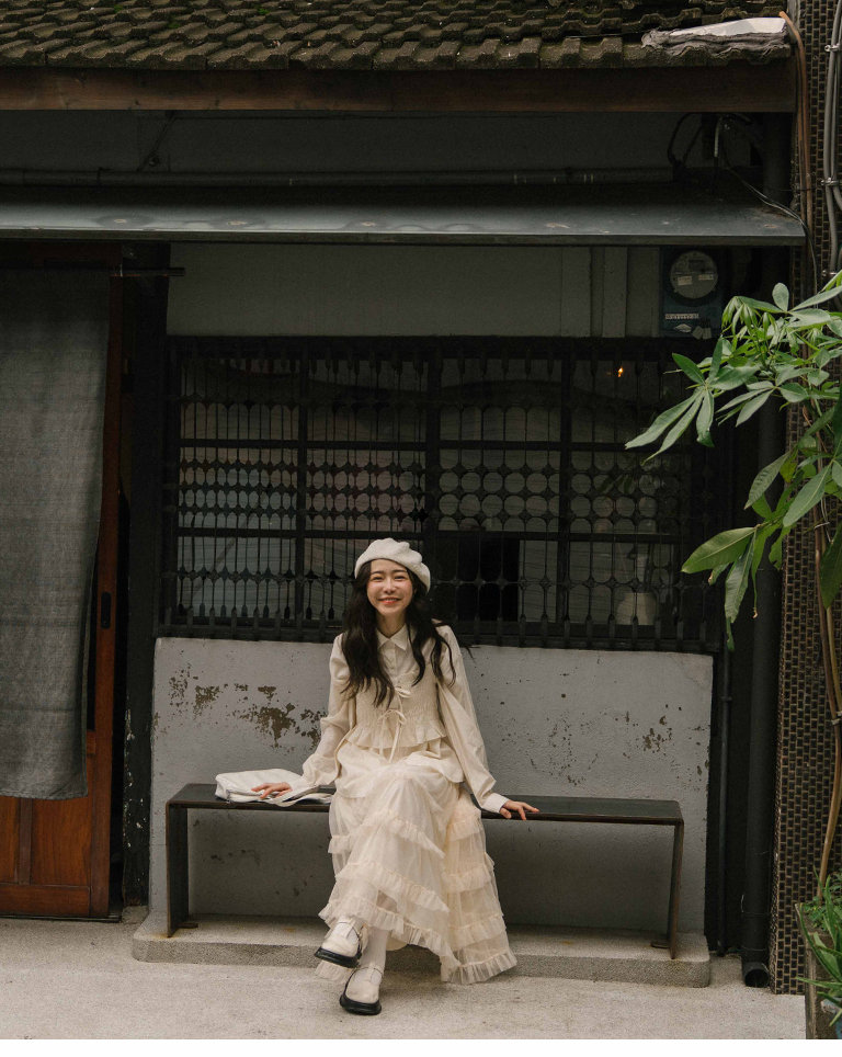 2WAYギャザービスチェシャツ 2色展開