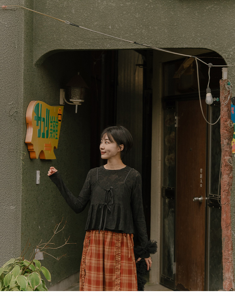 ジャカードシアー2ピースカーディガン 2色展開