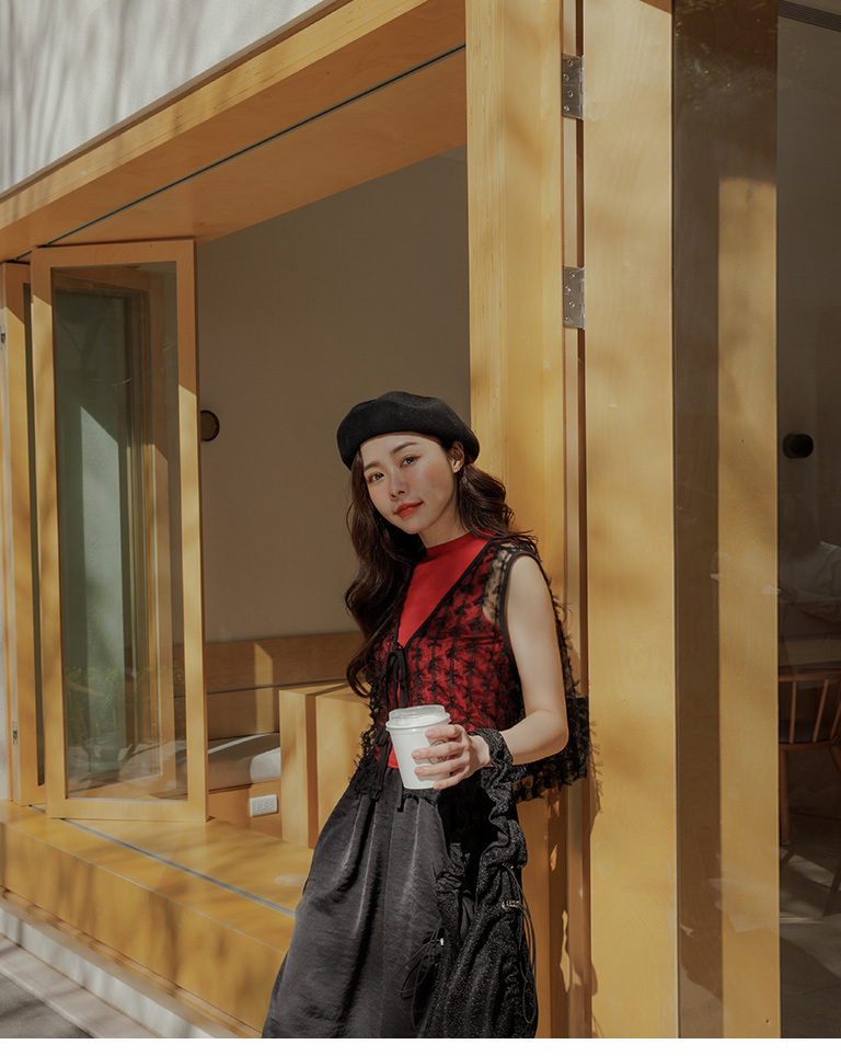 無地クルーネックタンクチップ 五色展開 01150430