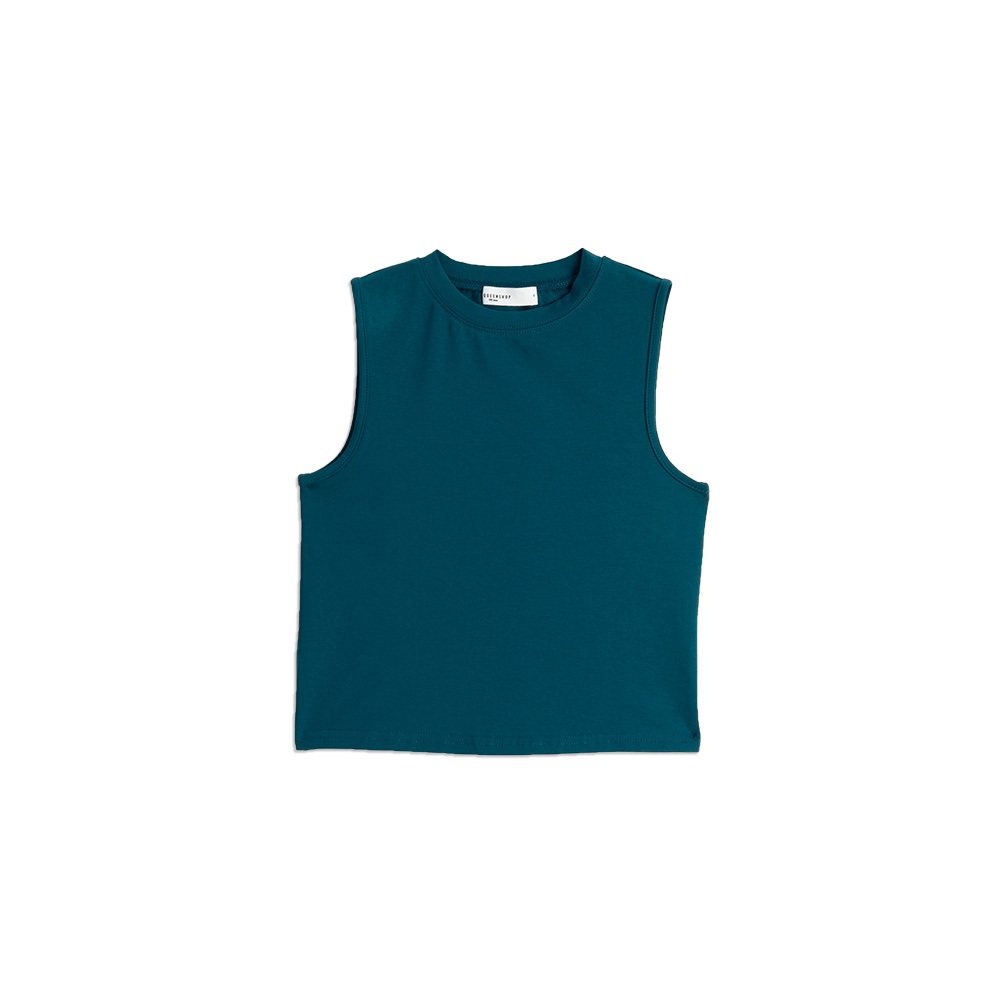 無地クルーネックタンクチップ 五色展開 01150430