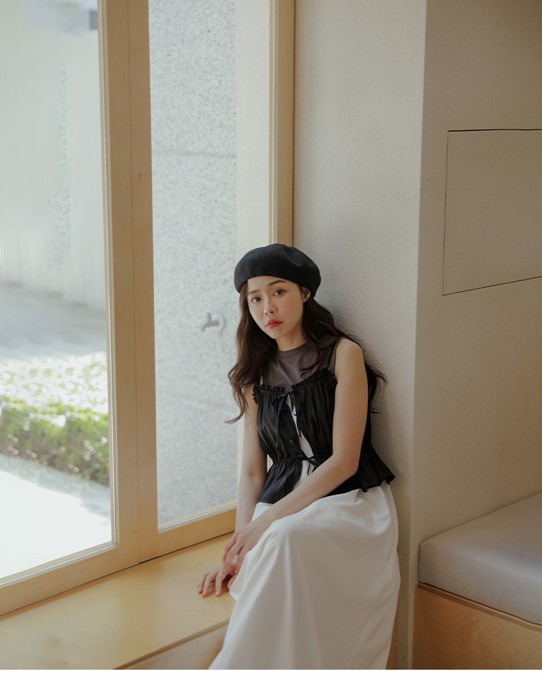 無地クルーネックタンクチップ 五色展開 01150430