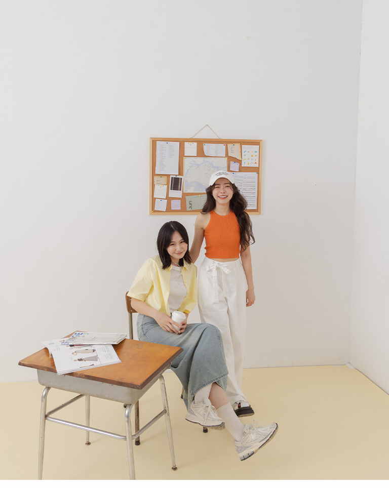 ノースリーブトップス 5色展開