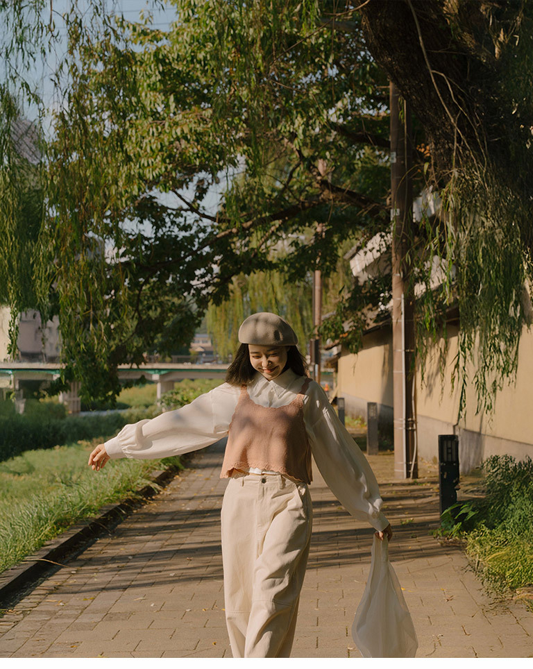 ショートニットベスト 5色展開