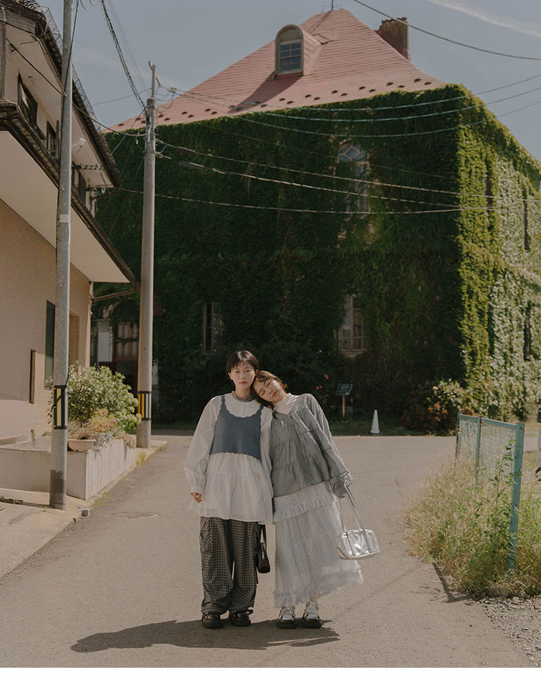 ショートニットベスト 5色展開